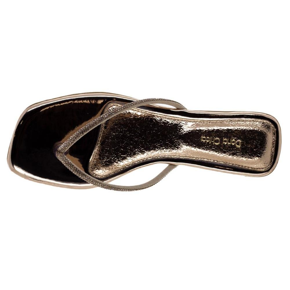 Rasteira Dona Chica G01-018 Bronze Dourado 3