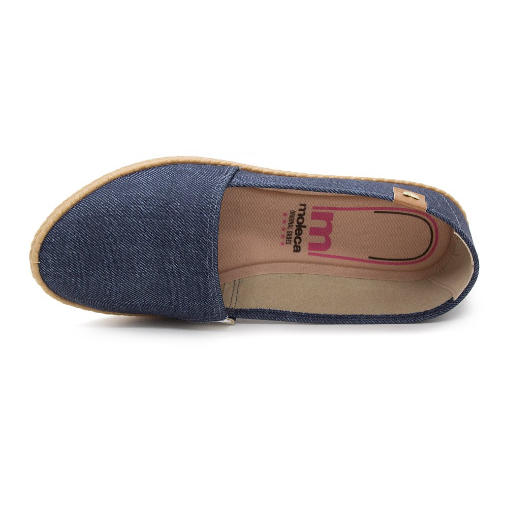 Sapatilha Alpargata Feminina Moleca 5287.210 Marinho Azul 3