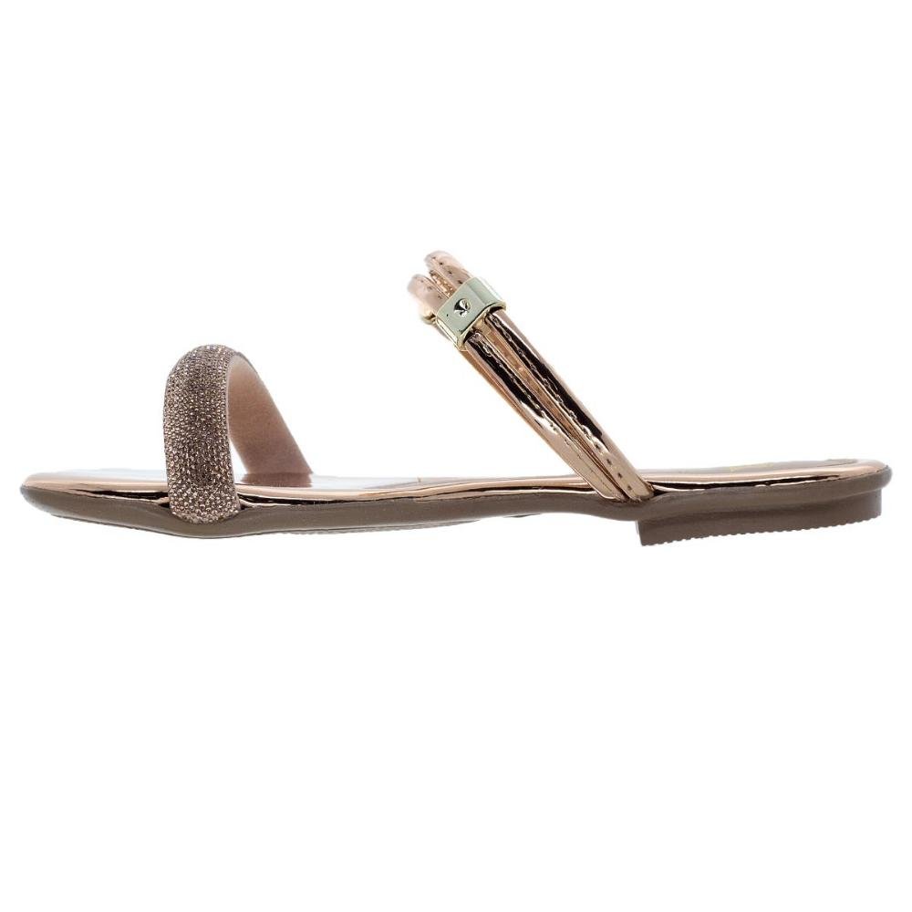 Rasteira Infantil Menina Fashion Fz 830-66 Dourada Dourado 2