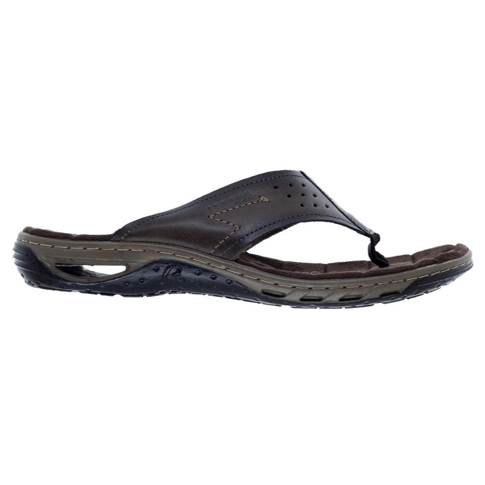 Chinelo Masculino Pegada 131663 Couro Cravo Marrom 2