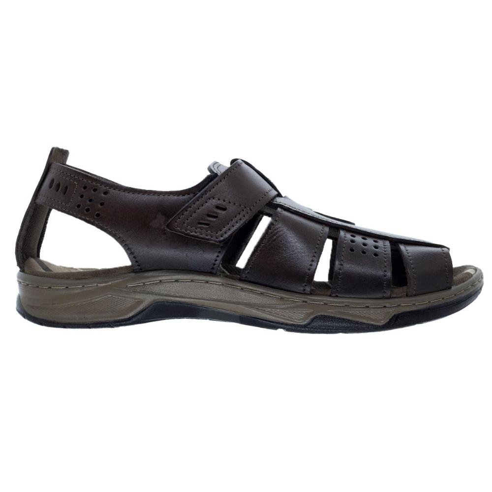 Sandália Masculina Pegada 132256-03 Couro Cravo Marrom 1
