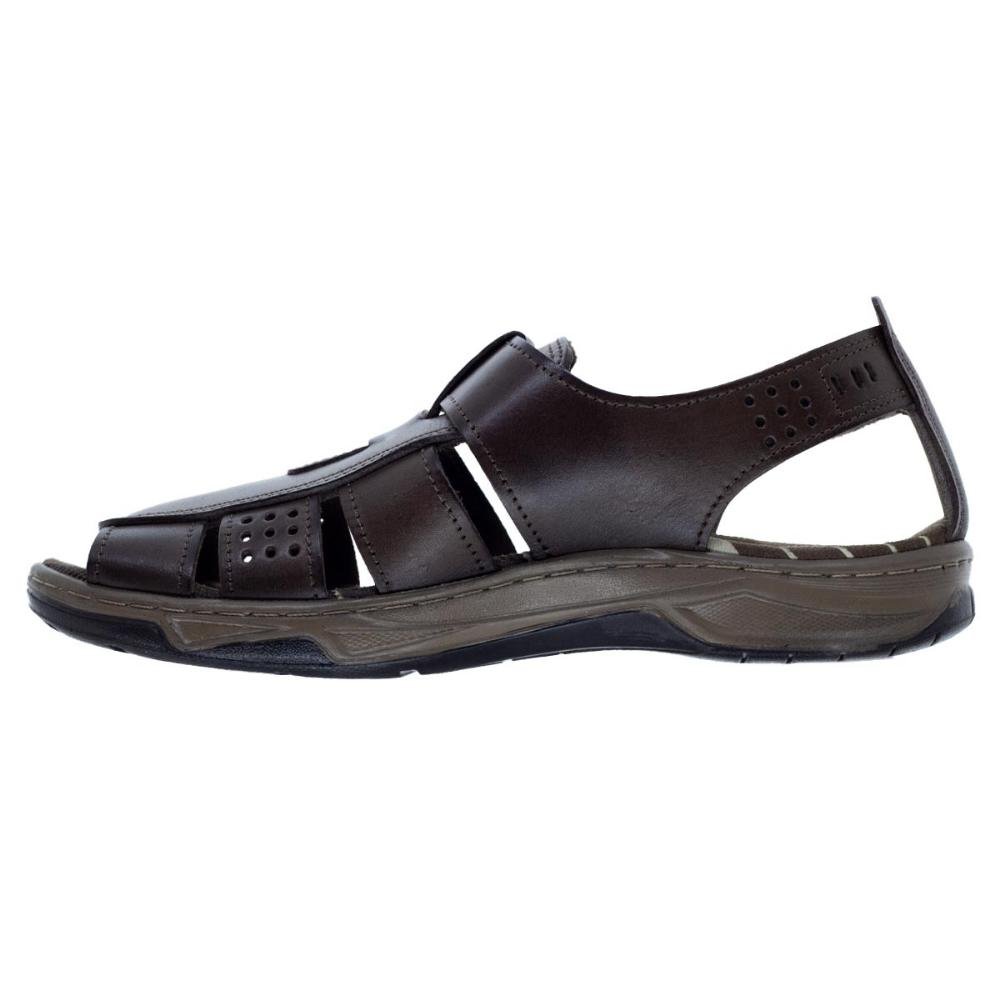 Sandália Masculina Pegada 132256-03 Couro Cravo Marrom 2