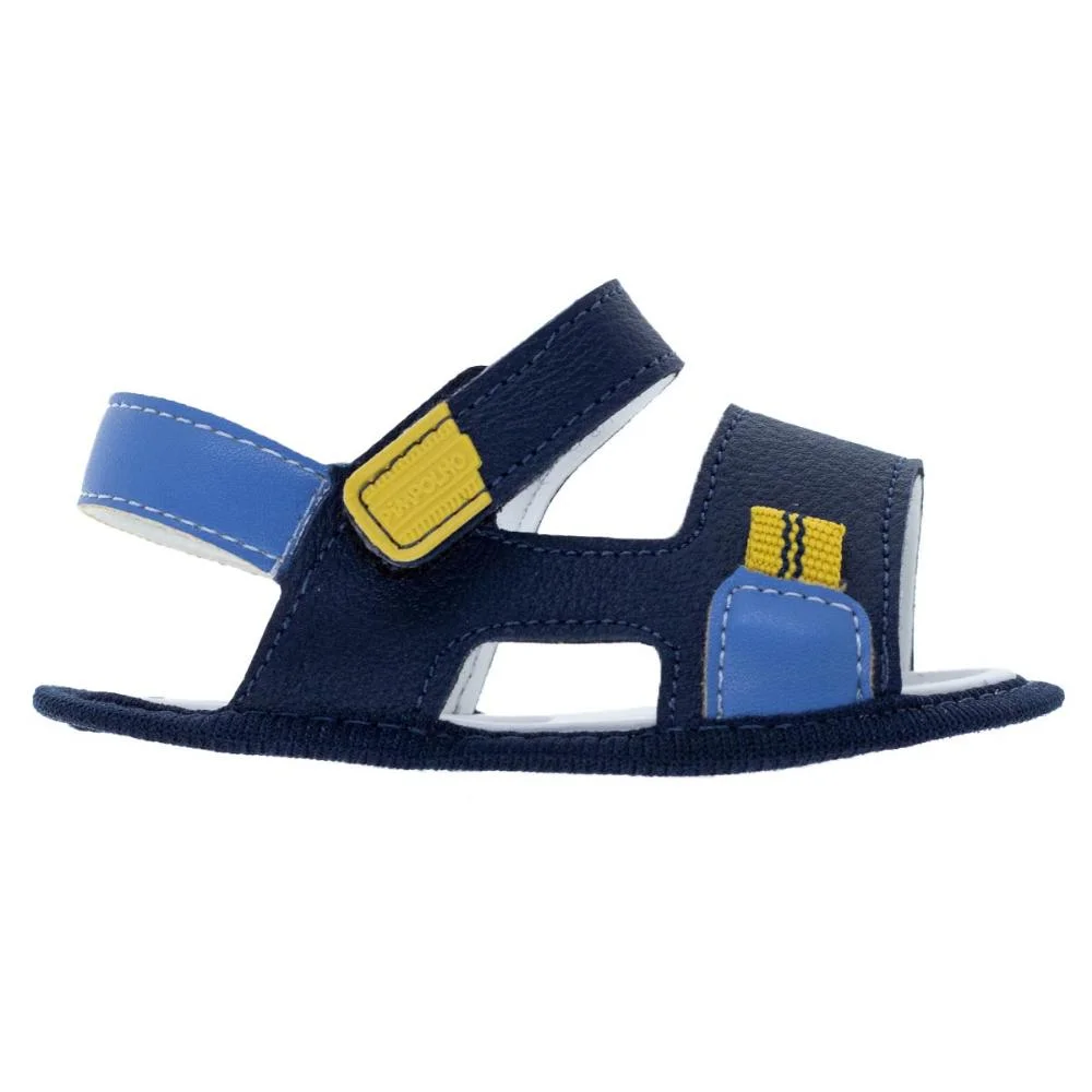 Sandália Bebê Menino Pimpolho 0110179C Marinho Azul 2