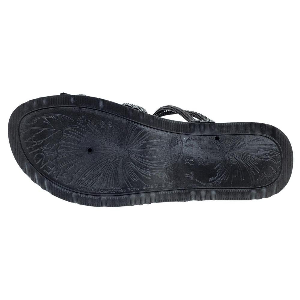 Rasteira Feminina Acolher Grendha 19082 Preto Preto 4