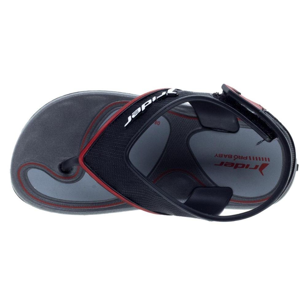 Sandália Infantil Menino Rider Line Plus ll 12454 Preto Preto 3
