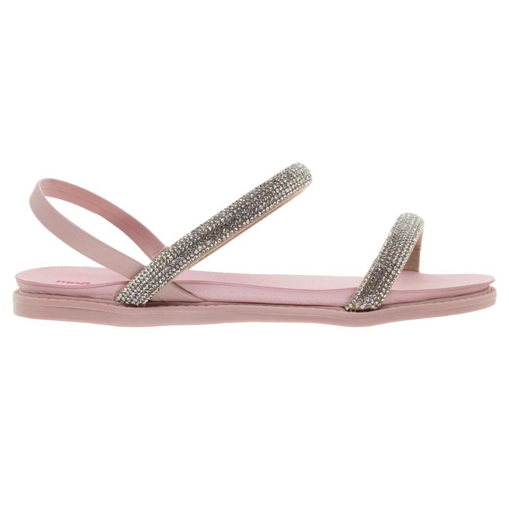 Sandália Rasteira Infantil Menina Molekinha 2312.253 Rosa Rosa 1