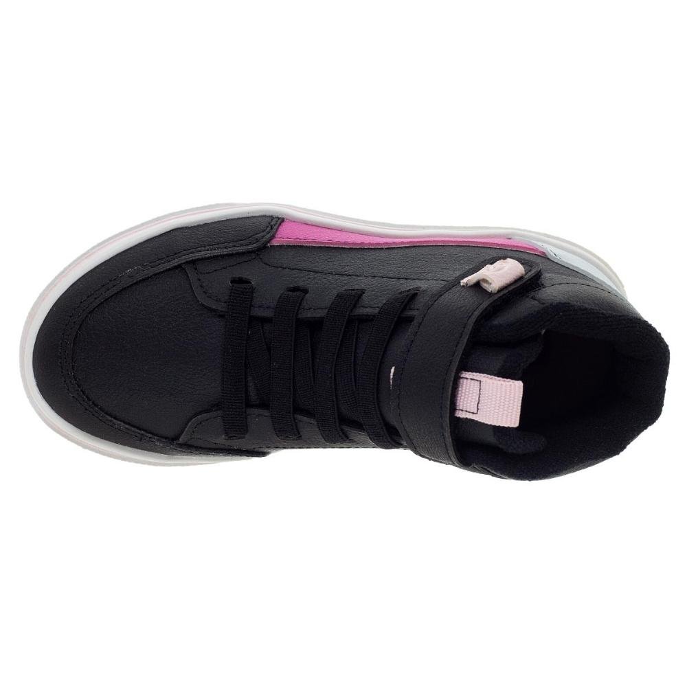 Tênis Casual Infantil Menina Klin 256077000 Preto Preto 3