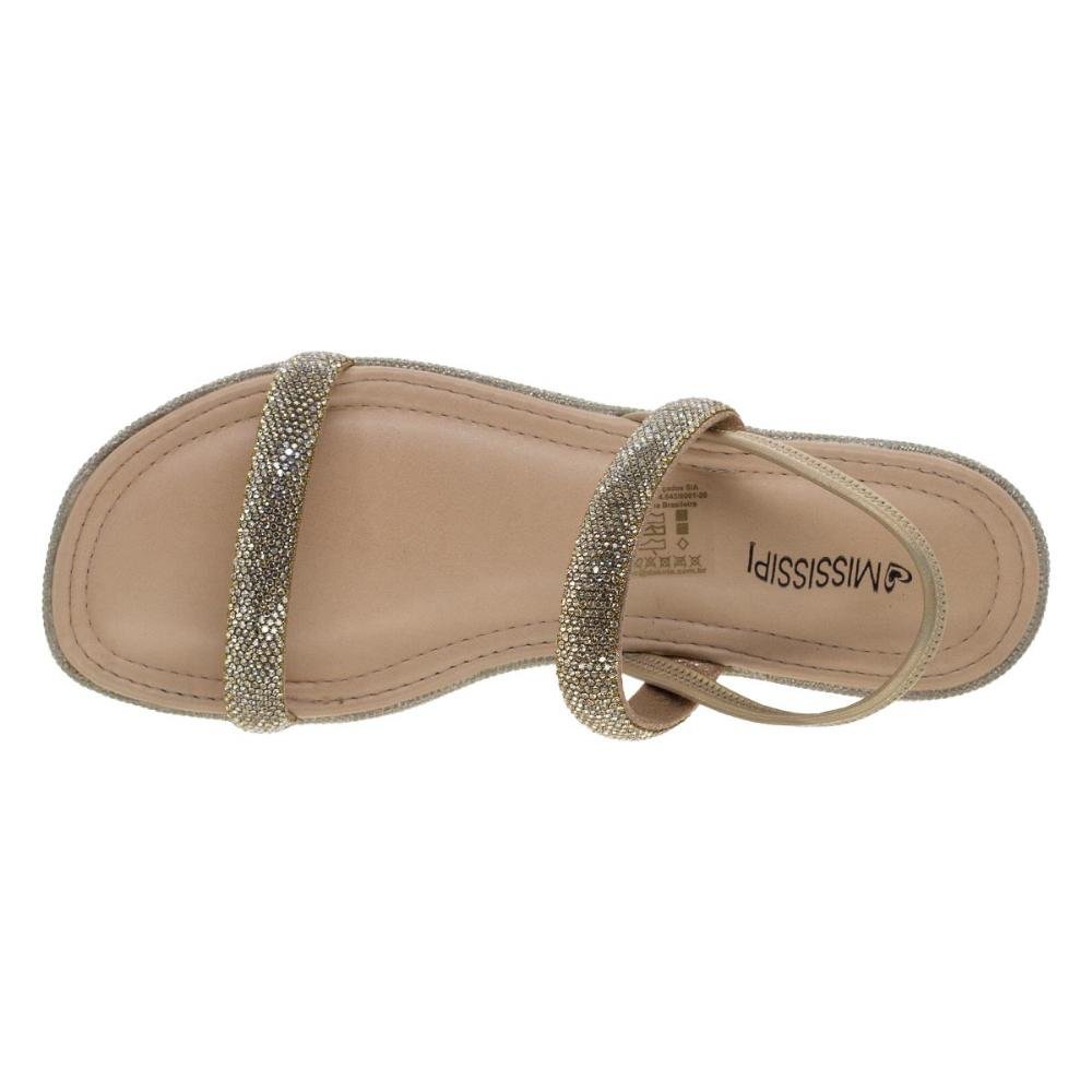 Sandalia Mississipi Sandalia Anabela Glow Mississippi Sandália