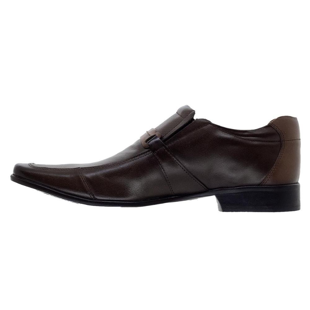 Sapato Social Masculino Rafarillo Couro 79451 Marrom Marrom 2