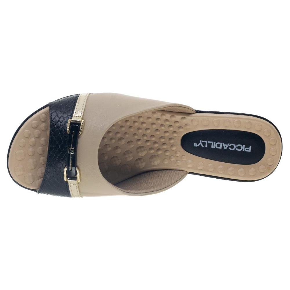 Tamanco Feminino Joanete Piccadilly 500375-1 Marfim Bege 3