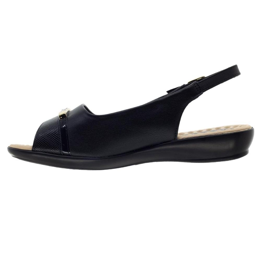 Sandália Joanete Feminina Piccadilly 500380 Preto Preto 2