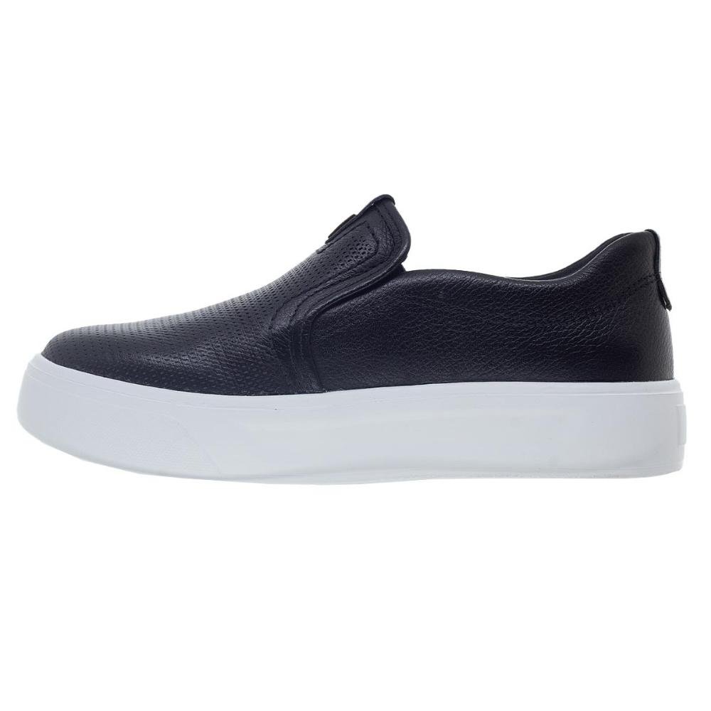 Tênis Casual Slip On Feminino Pegada 211210 Preto Preto 2
