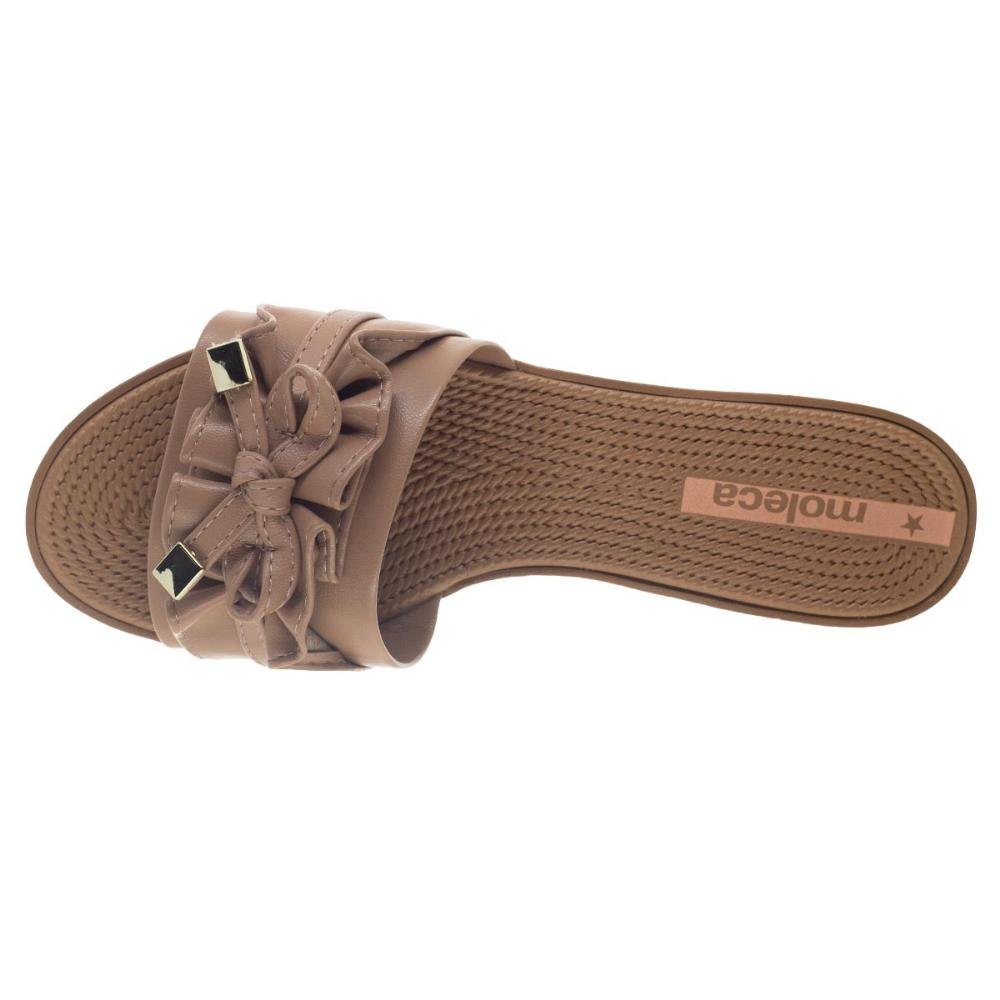 Rasteira Feminina Moleca 5297.446 Nude Marrom 3