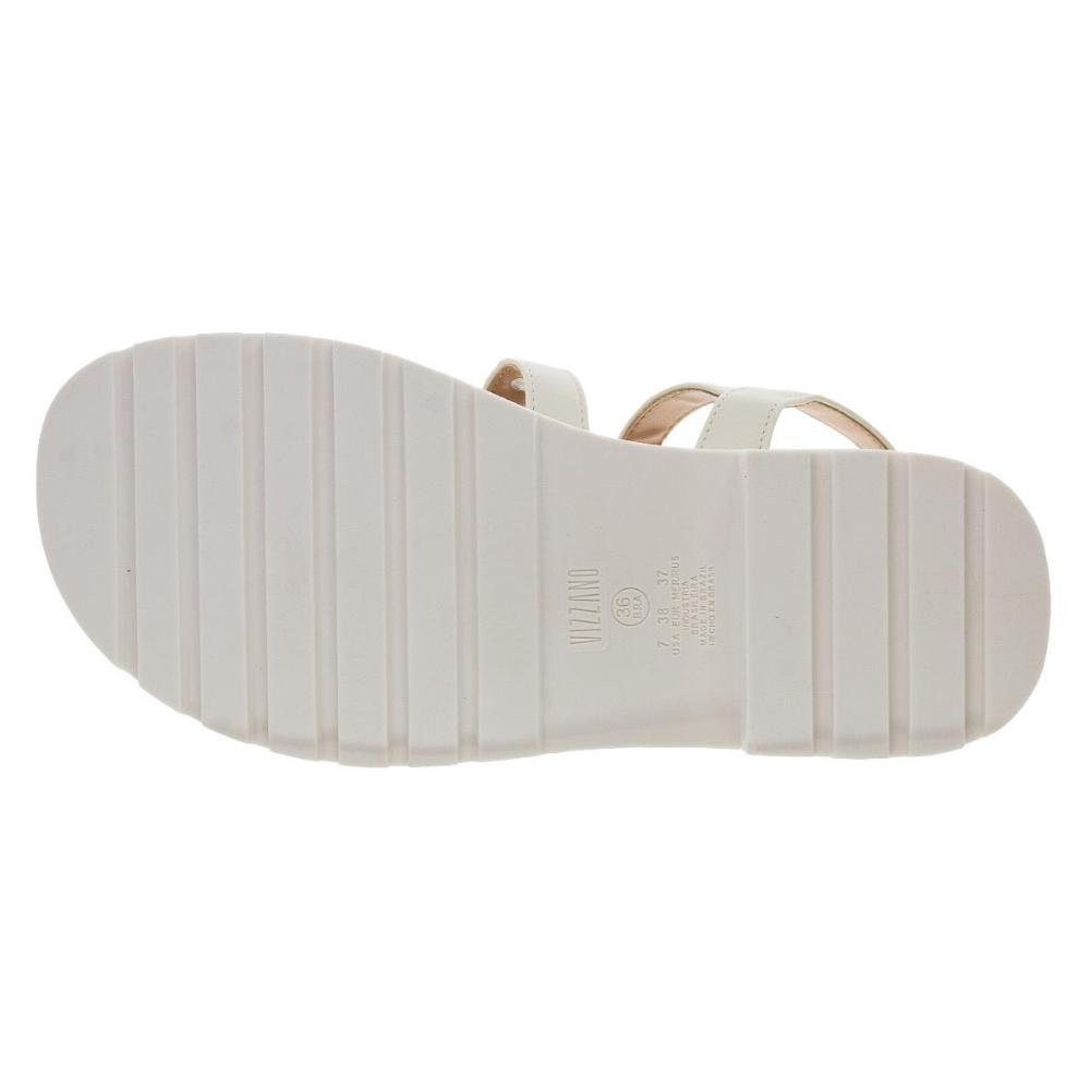 Sandália Papete Feminina Vizzano 6499.110 Off White Branco 4