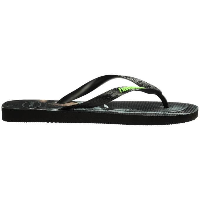 Chinelo Havaianas Masculino Top Herois DC Preto Preto 2