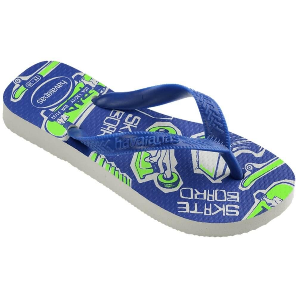 Chinelo Havaianas Infantil Menino Kids Athletic Azul Azul 3