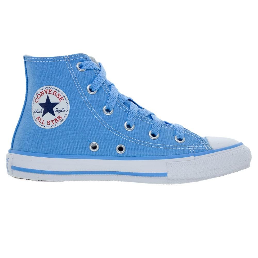 Tênis Juvenil Menina Cano Alto All Star Stitch CK13030001 Azul