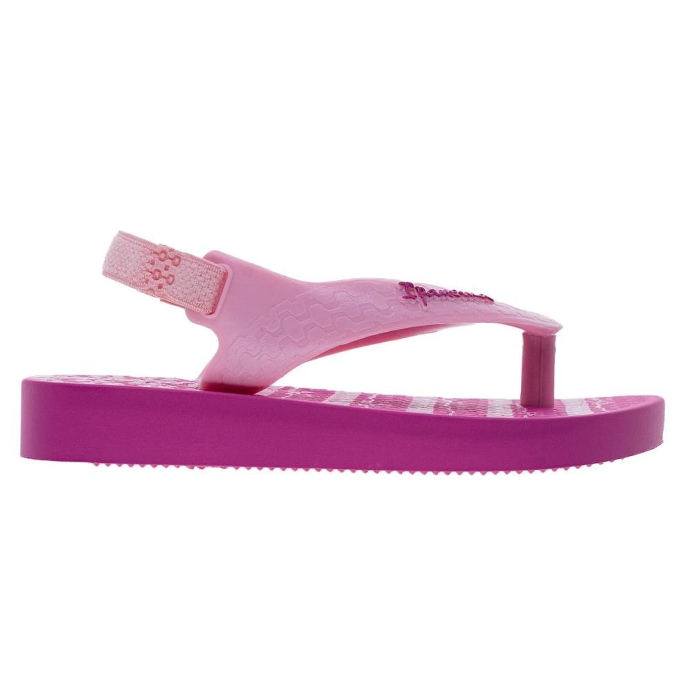 Chinelo Infantil Menina Ipanema Classic Baby 27011 Rosa Rosa 2