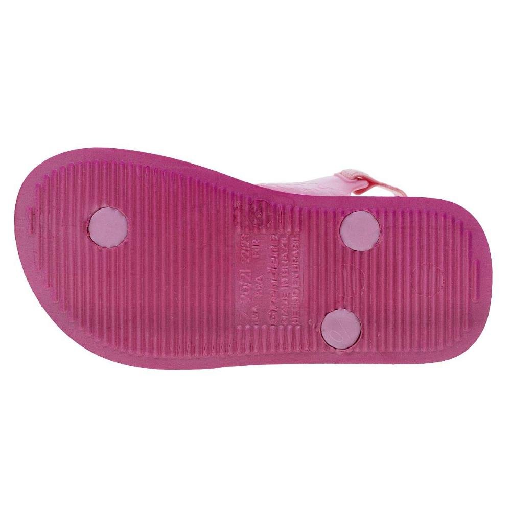 Chinelo Infantil Menina Ipanema Classic Baby 27011 Rosa Rosa 5
