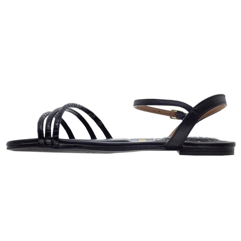 Sandália Rasteira Feminina Vizzano 6528.100 Preta Preto 2