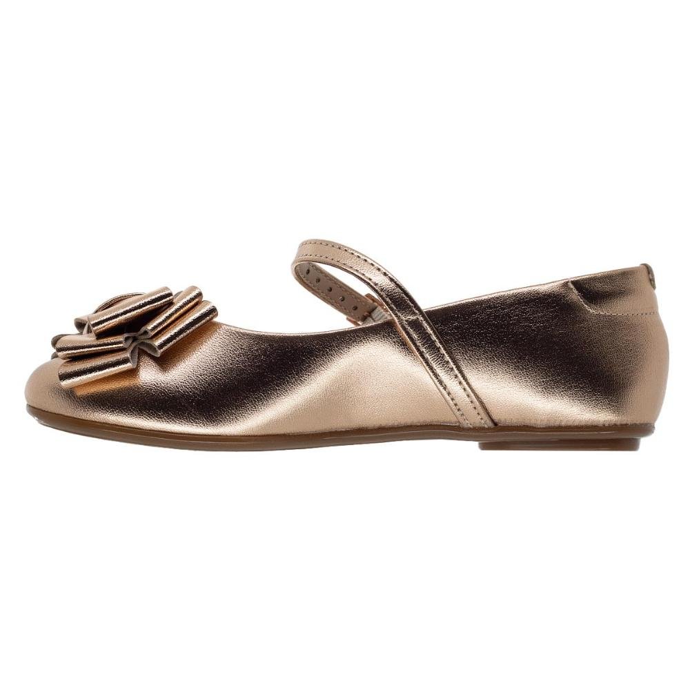 Sapatilha Metalizada Infantil Menina Molekinha 2083.1122 Dourado Dourado 2