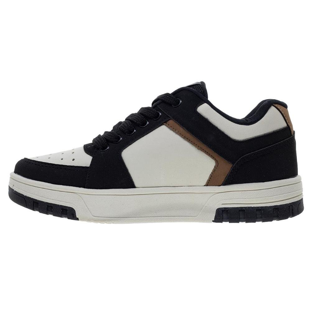 Tênis Casual Masculino Ollie Volt 2 Bege Branco 2
