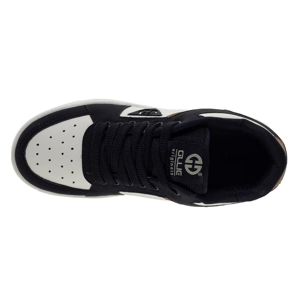 Tênis Casual Masculino Ollie Volt 2 Bege Branco 3