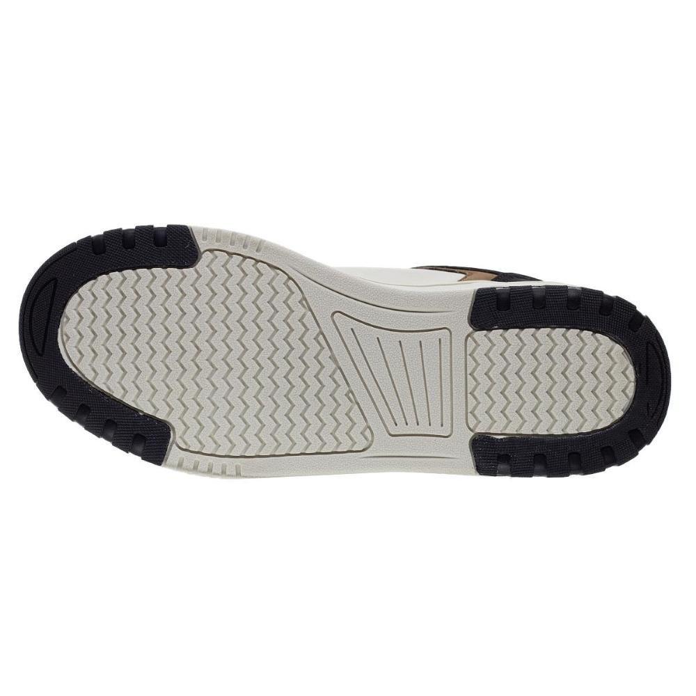 Tênis Casual Masculino Ollie Volt 2 Bege Branco 4