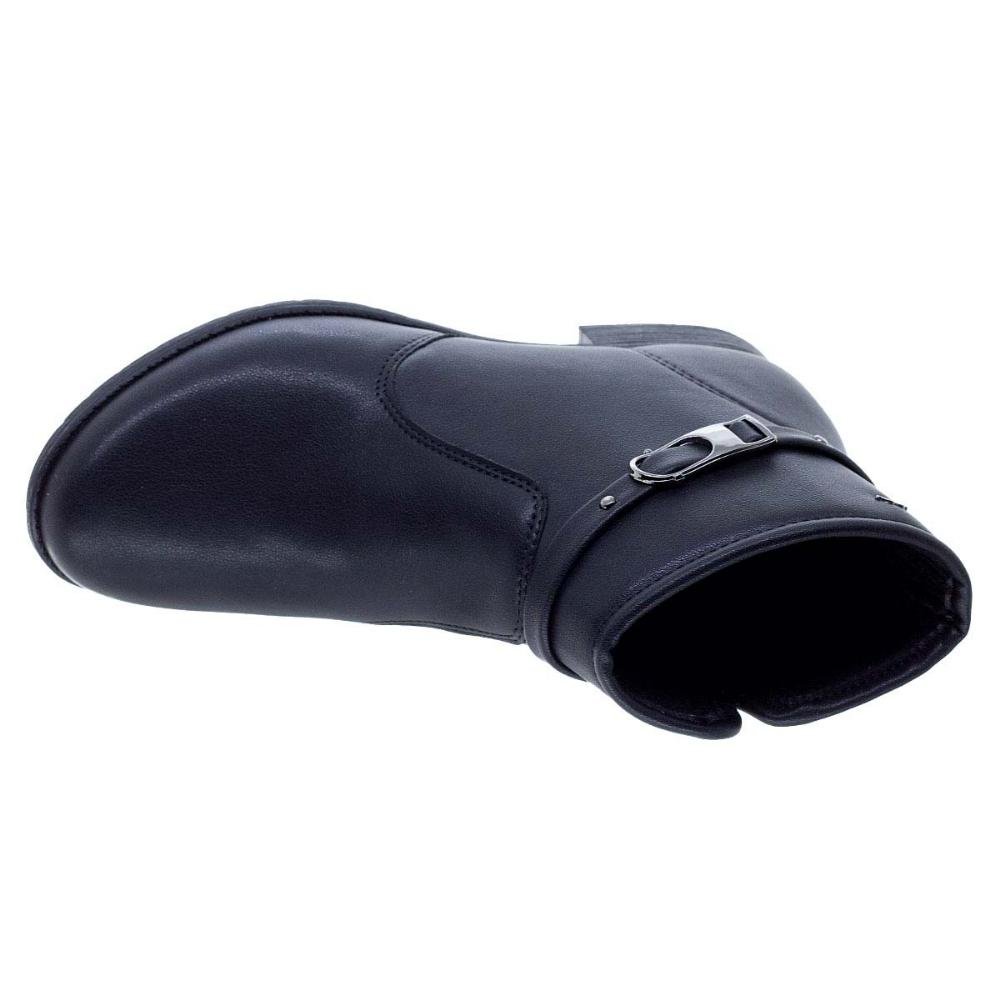 Bota Cano Curto Feminina Dakota G9553 Preto Preto 3