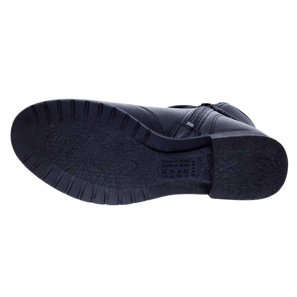 Bota Cano Curto Feminina Dakota G9554 Preto Preto 4
