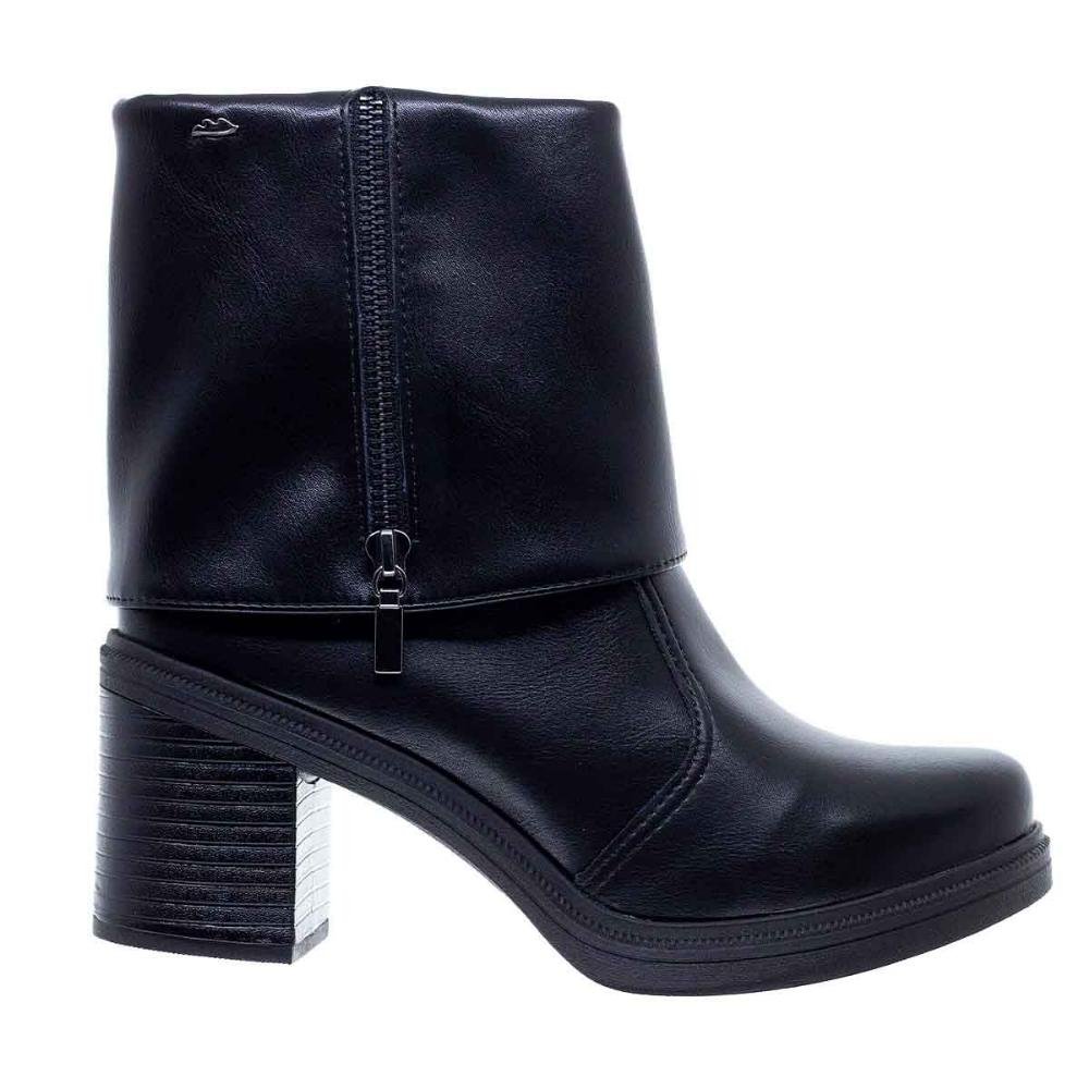 Bota Cano Curto Feminina Dakota G9882 Preto Preto 1