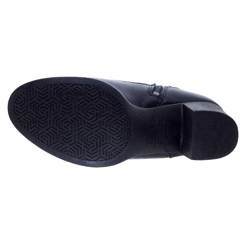 Bota Cano Curto Feminina Salto Bloco Dakota G9642 Preta Preto 4