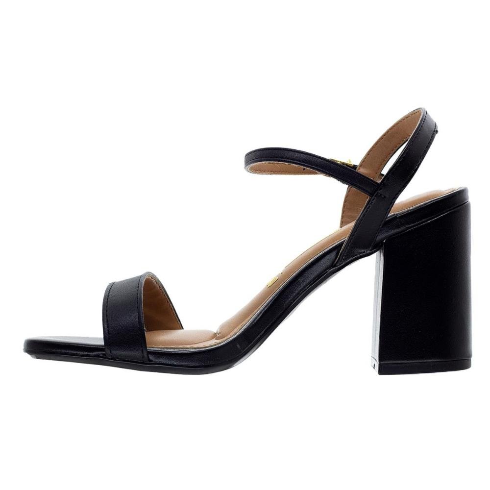 Sandália Salto Médio Feminina Vizzano 6409.208 Preto Preto 2