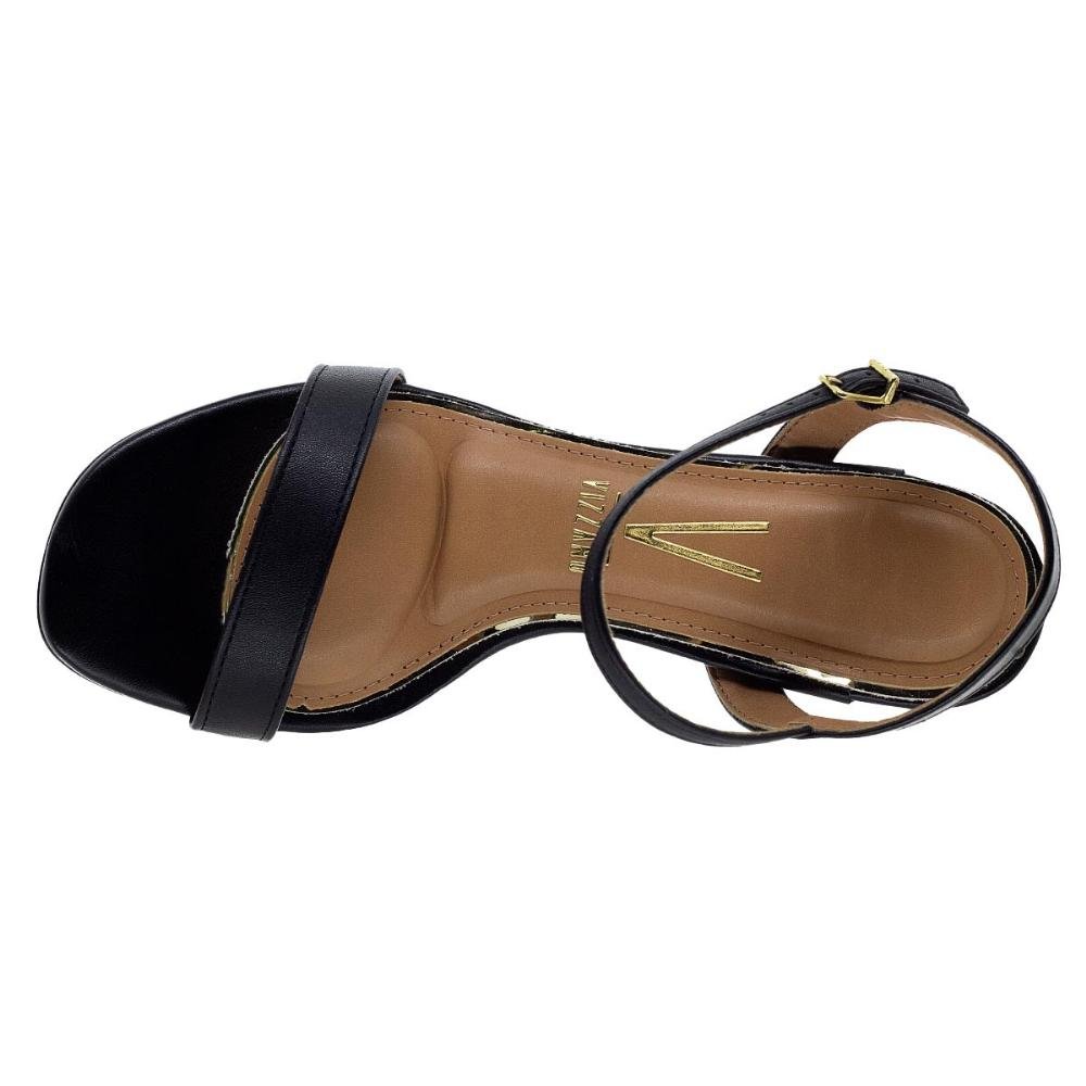 Sandália Salto Médio Feminina Vizzano 6409.208 Preto Preto 3