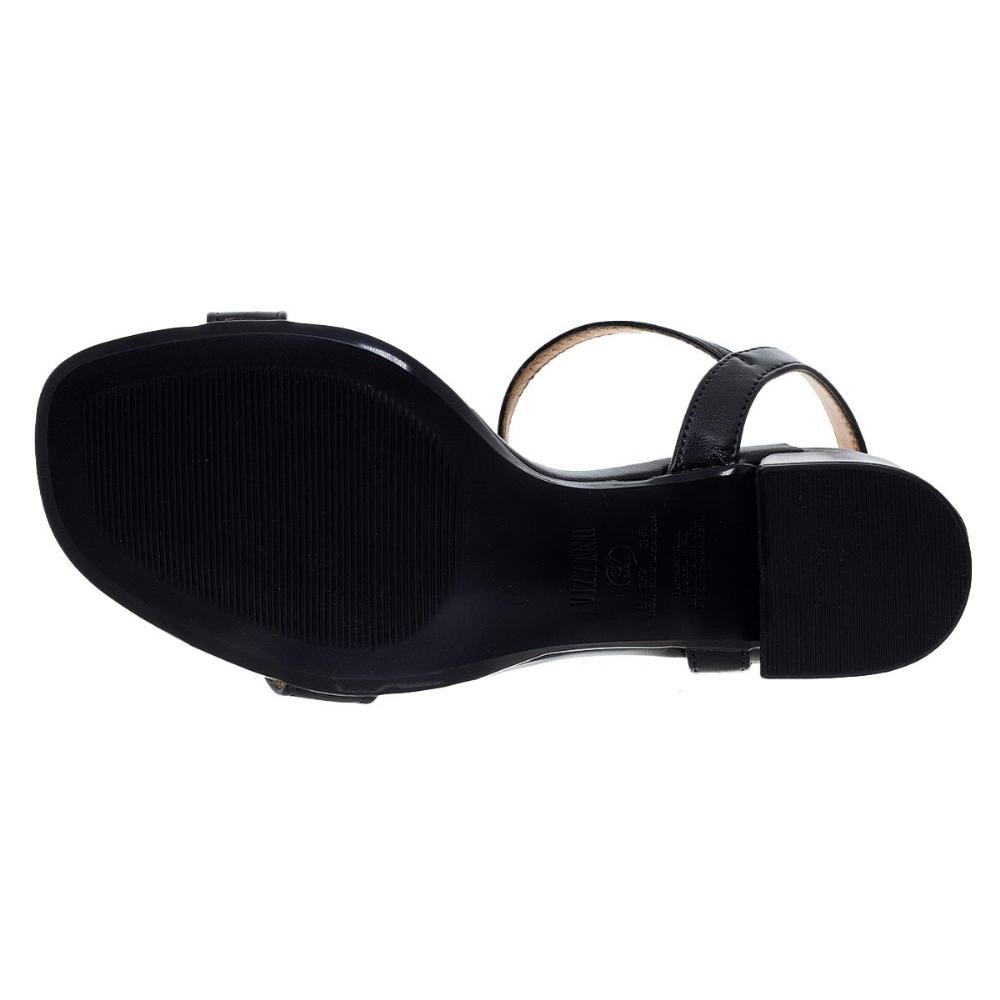 Sandália Salto Médio Feminina Vizzano 6409.208 Preto Preto 4