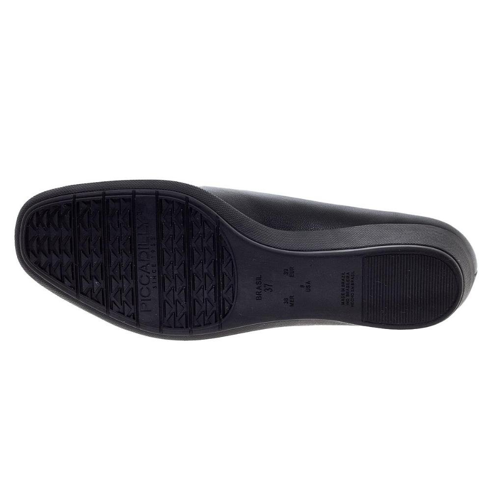 Sapato Feminino Anabela Piccadilly 143133 Preto Preto 4