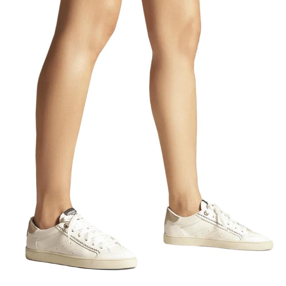 Tênis Sneaker Couro Feminino Arezzo A136690001 Creme Creme 5