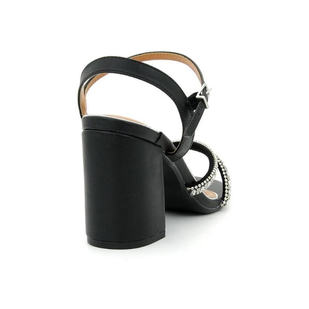 Sandália Salto Médio Feminina Vizzano 6409.220 Preto Preto 3