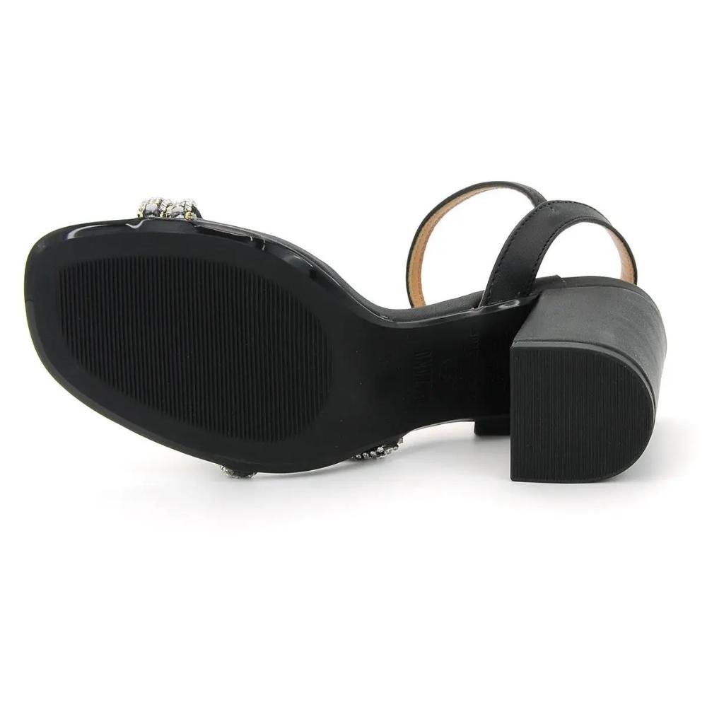 Sandália Salto Médio Feminina Vizzano 6409.220 Preto Preto 4
