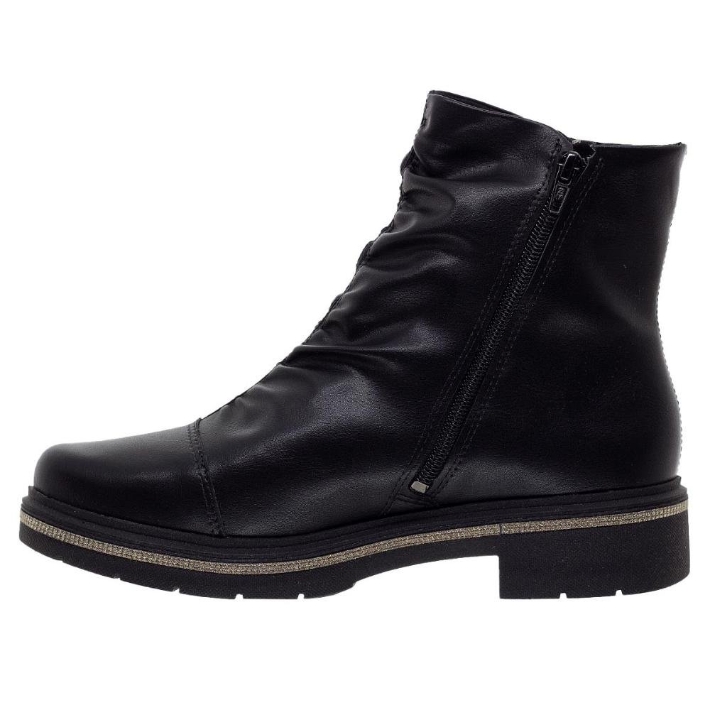 Bota Cano Curto Feminina Mississipi MA072 Preta Preto 2