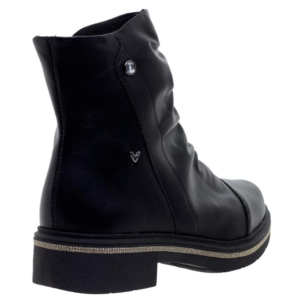 Bota Cano Curto Feminina Mississipi MA072 Preta Preto 3