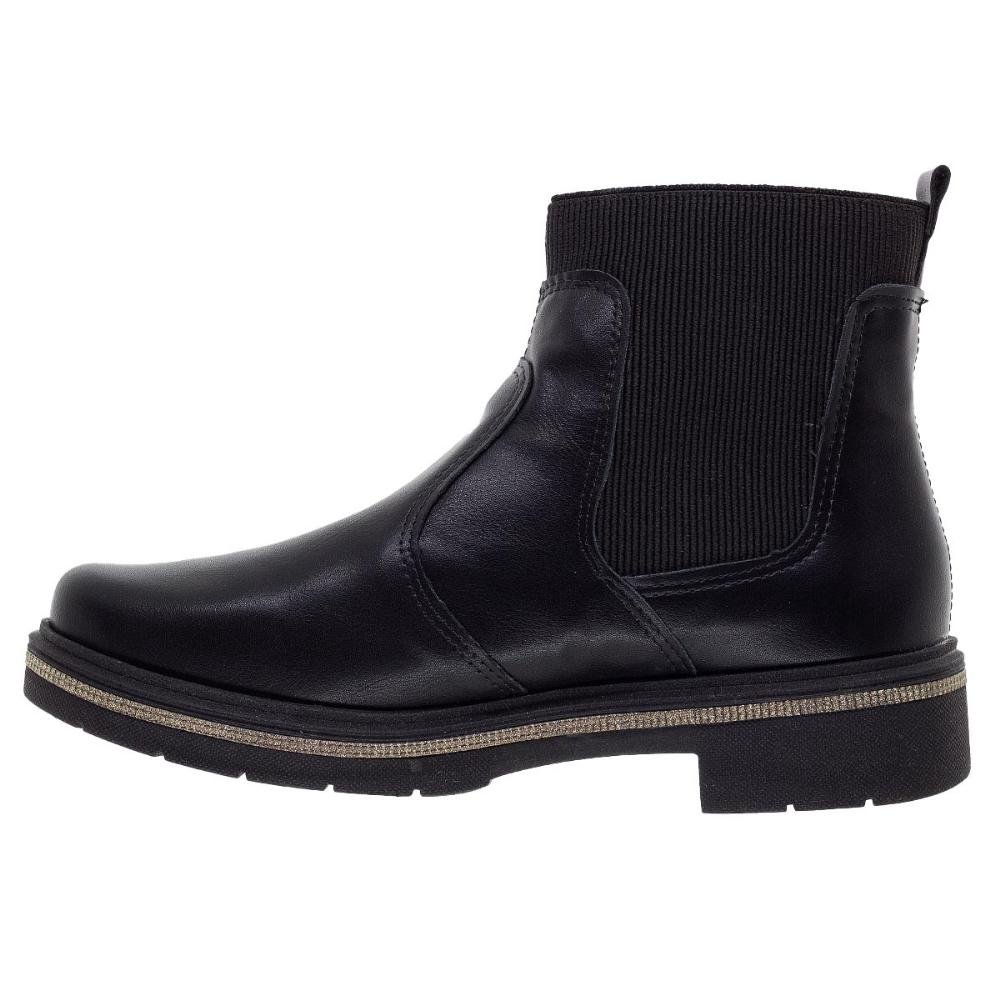 Bota Cano Curto Feminina Mississipi MA073 Preta Preto 2