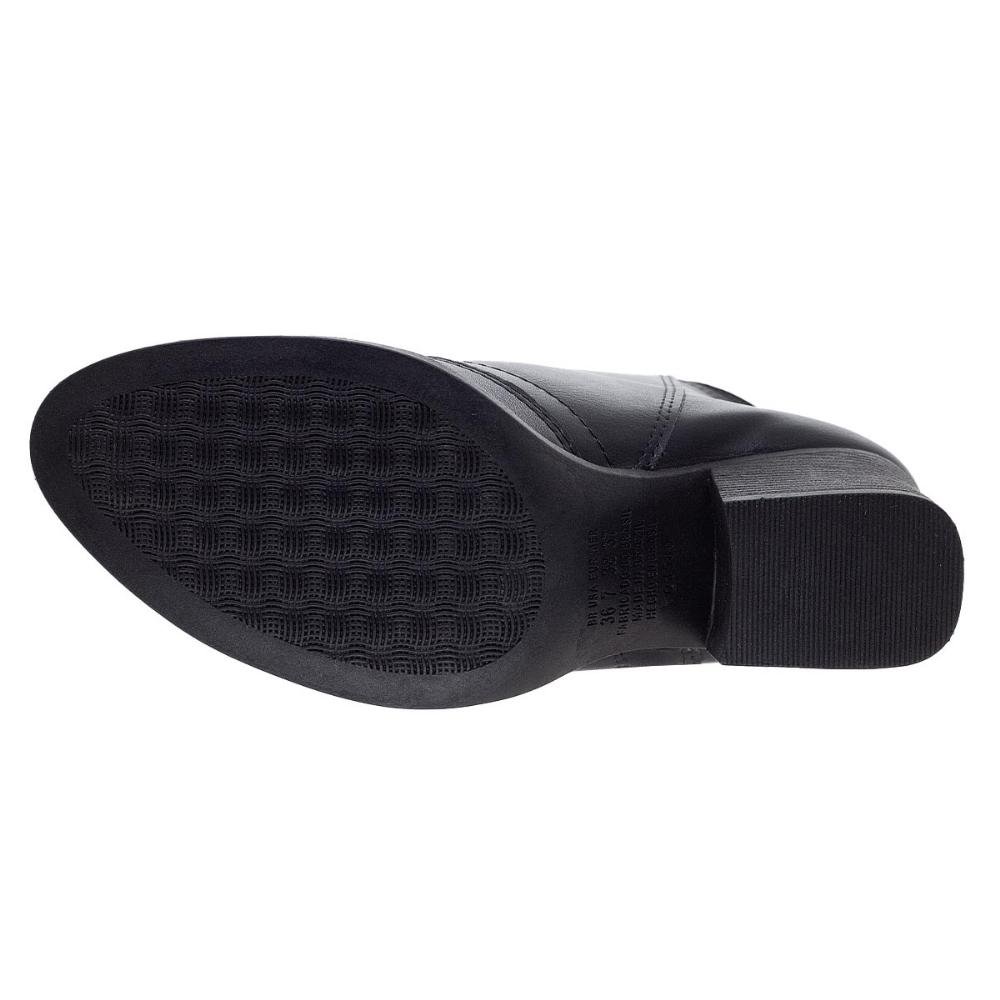 Bota Cano Curto Feminina Missisipi MA062 Preta Preto 4