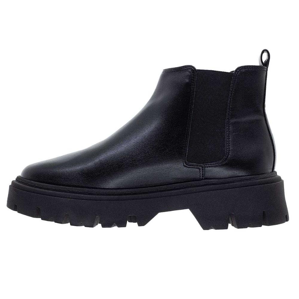 Bota Cano Curto Feminina Anacapri C304630001 Preta Preto 2