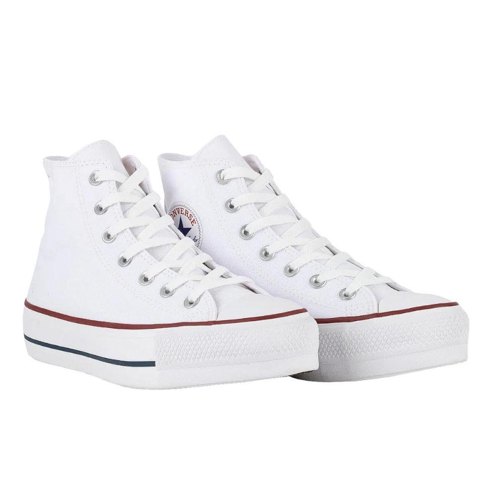 Tênis All Star Cano Alto Flatform Feminino CT04940003 Branco Branco 4