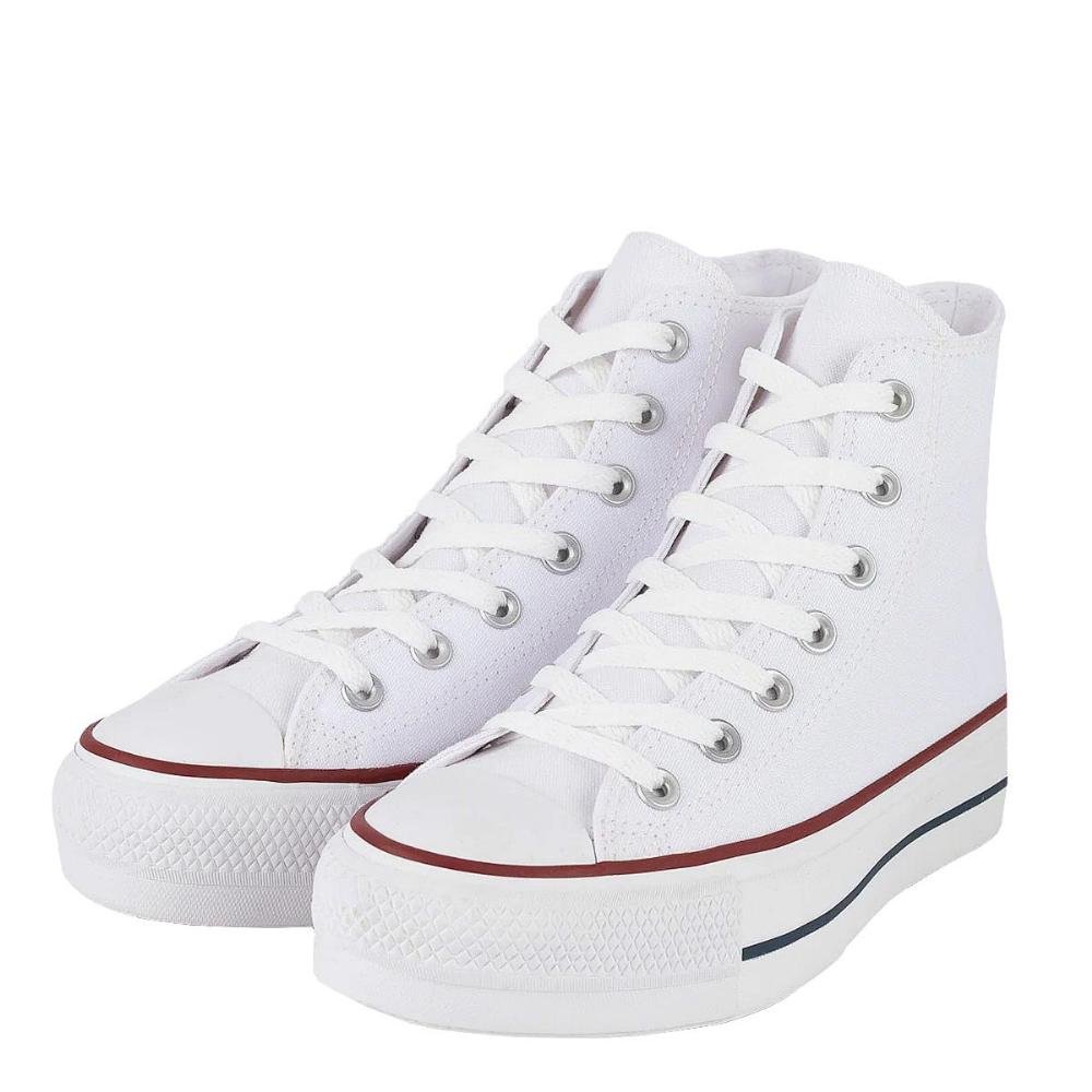Tênis All Star Cano Alto Flatform Feminino CT04940003 Branco Branco 3