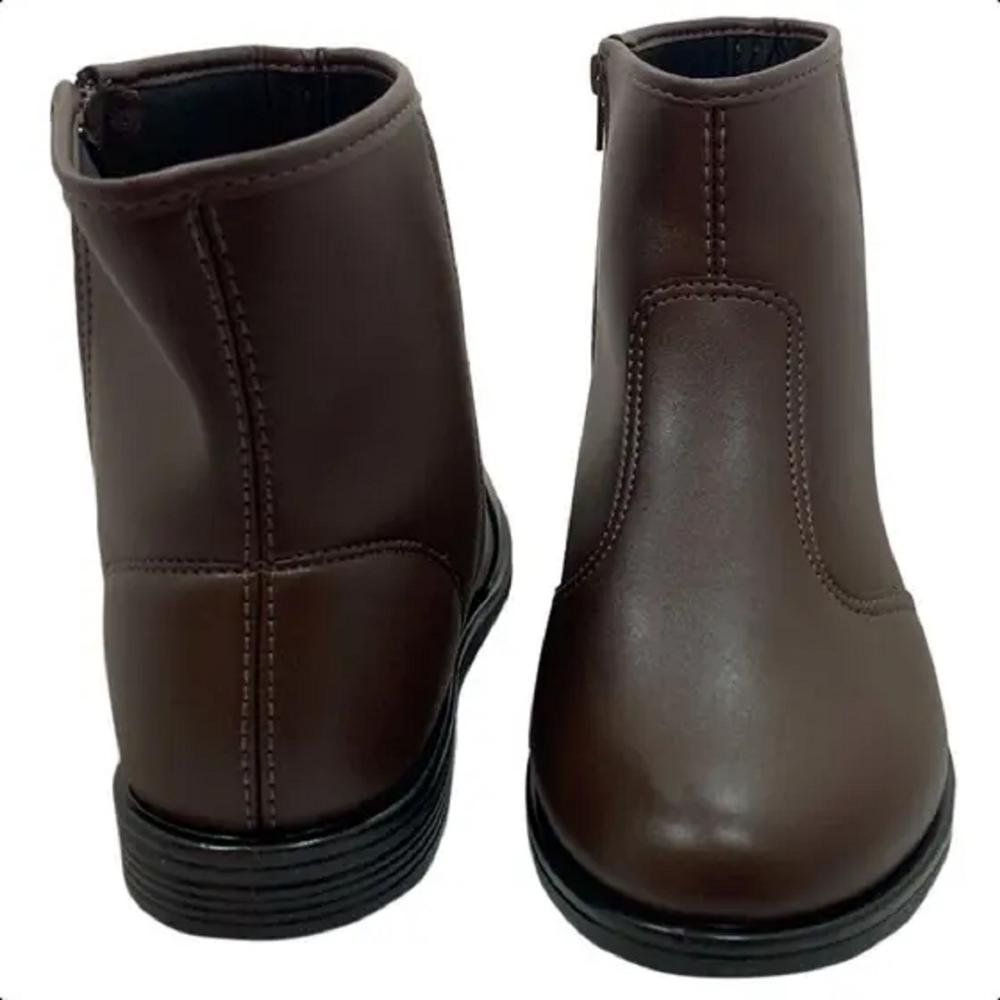 Bota Cano Curto Feminina Beira Rio 9085.100 Café Marrom 2