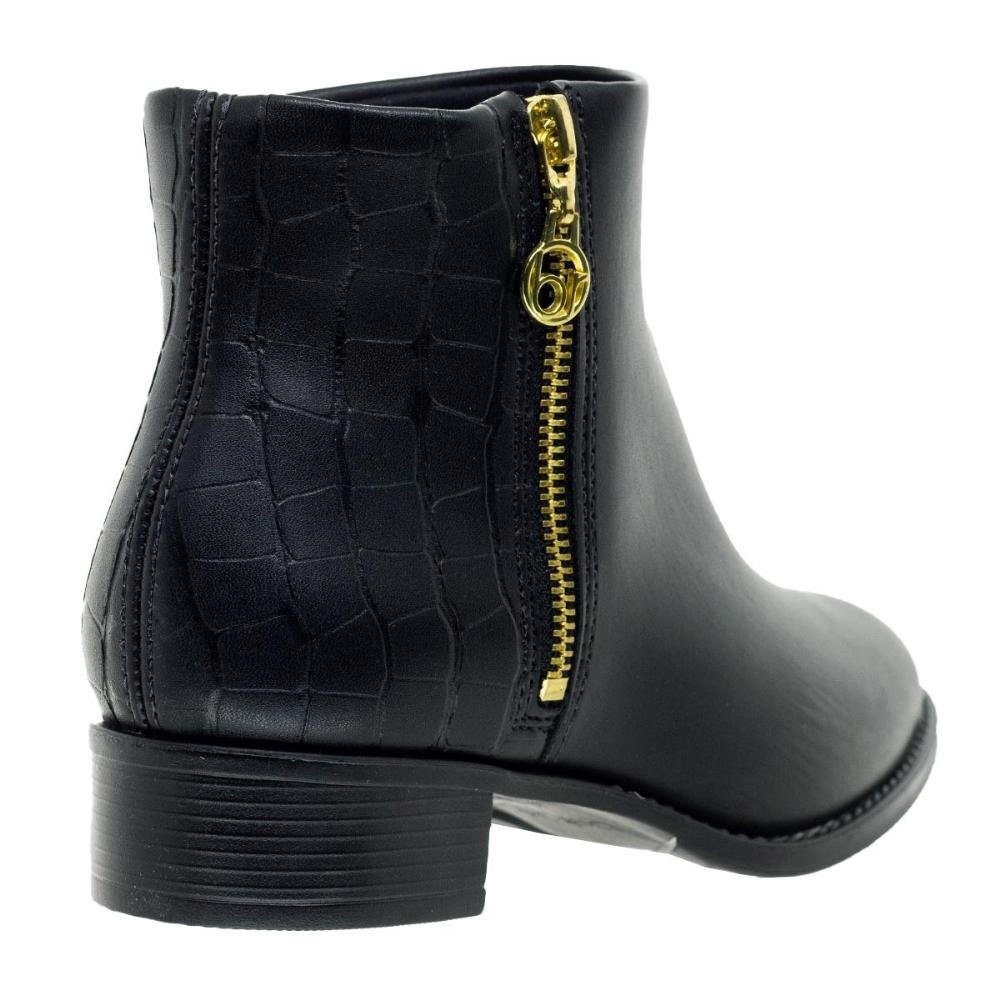 Bota Cano Curto Feminina Beira Rio 9045.231 Preta Preto 3