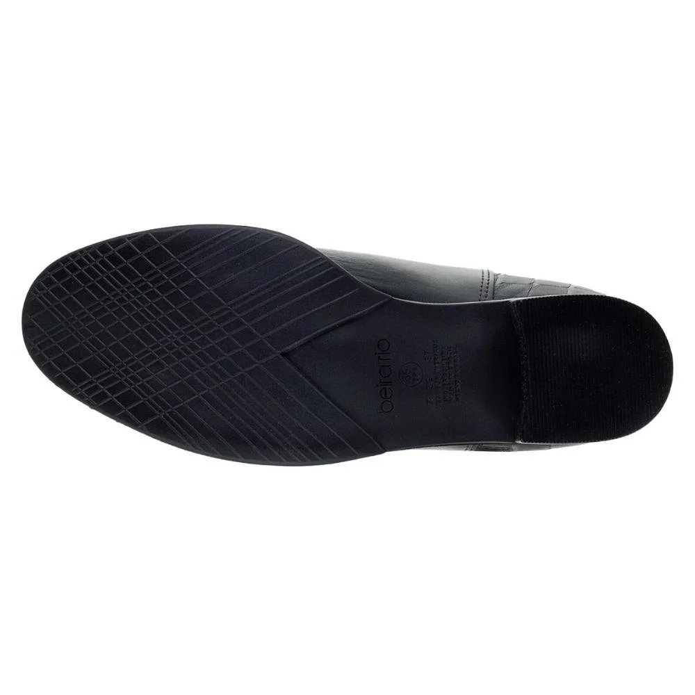 Bota Cano Curto Feminina Beira Rio 9045.231 Preta Preto 4