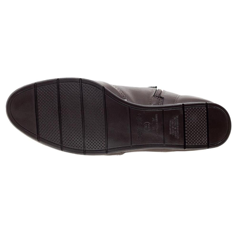 Bota Cano Curto Feminina Beira Rio 9084.102 Marrom Café 4